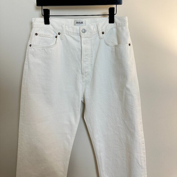 AGOLDE 90s Pinch Waist Jean in Wash Drum Size US 29 NWT - Picture 4 of 14